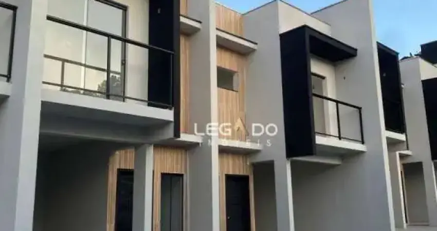 Sobrado com 3 ou 2 dorm. (1 ou 2 Suítes) à venda, 77 m² por R$ 344.000 - Santa Catarina - Joinville/SC