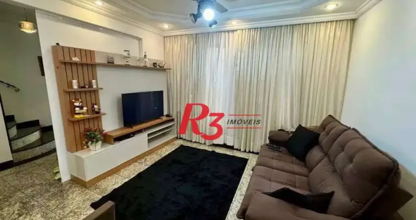 Sobrado com 3 dormitórios à venda, 126 m² por R$ 860.000,00 - Vila Belmiro - Santos/SP