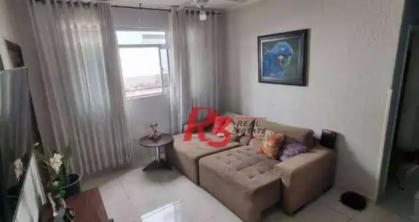 Apartamento com 3 dormitórios à venda, 92 m² por r$ 480.000,00 - boqueirão - santos/sp