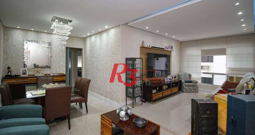 Apartamento à venda, 125 m² por R$ 950.000,00 - Embaré - Santos/SP
