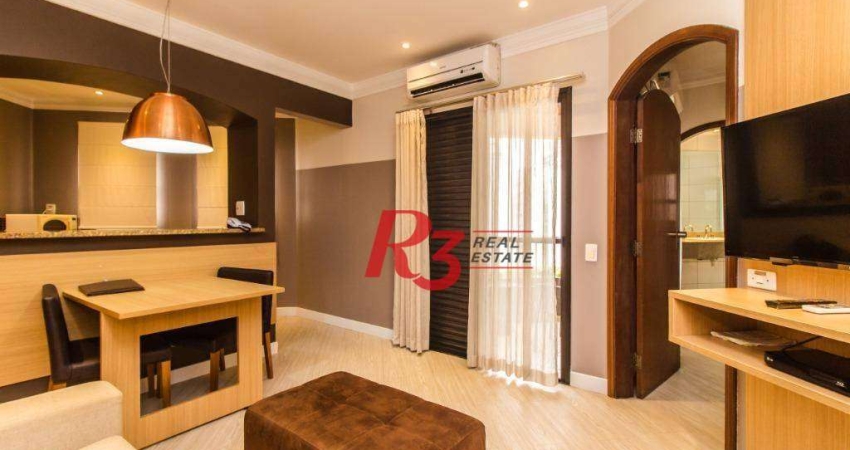 Flat à venda, 50 m² por R$ 450.000,00 - Gonzaga - Santos/SP