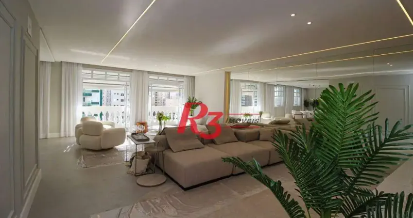 Apartamento com 4 dormitórios à venda, 301 m² por R$ 3.100.000,00 - Boqueirão - Santos/SP