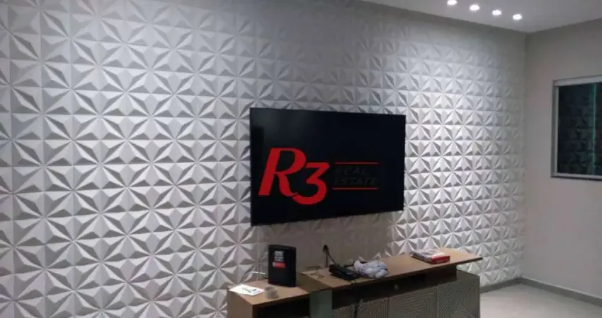 Casa com 2 dormitórios à venda, 170 m² por r$ 650.000,00 - vila são jorge - santos/sp