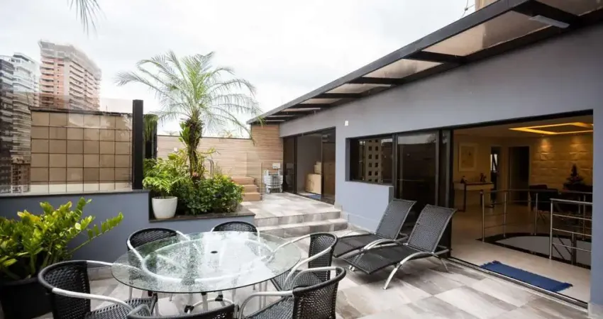 Cobertura com 3 dormitórios à venda, 310 m² por r$ 2.550.000,00 - gonzaga - santos/sp