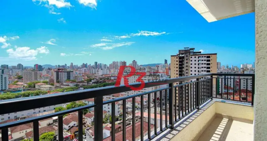 Apartamento com 2 dormitórios à venda, 78 m² por R$ 850.000,00 - Marapé - Santos/SP