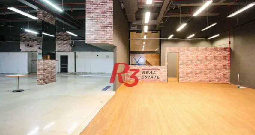 Loja para alugar, 530 m² por R$ 45.000,00/mês - Gonzaga - Santos/SP
