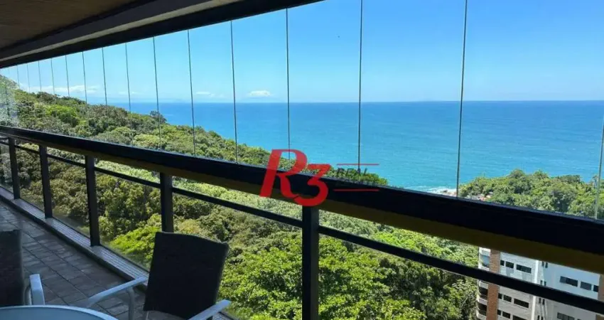 Apartamento com 3 dormitórios à venda, 168 m² - Morro Sorocotuba - Guarujá/SP