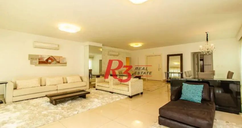 Apartamento, 360 m² - venda por r$ 5.500.000,00 ou aluguel por r$ 32.110,00/mês - gonzaga - santos/sp