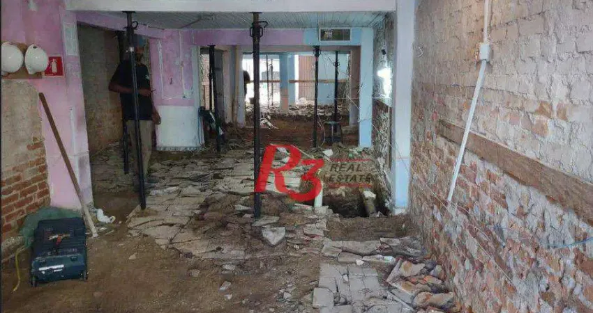 Terreno à venda, 150 m² por R$ 800.000,00 - Marapé - Santos/SP