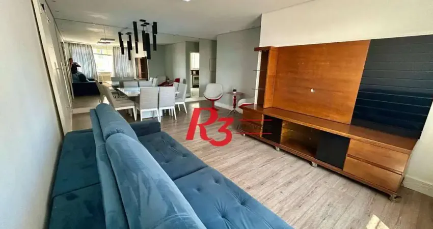 Apartamento com 3 dormitórios, 132 m² - venda por R$ 1.070.000,00 ou aluguel por R$ 7.200,00/mês - Pompéia - Santos/SP