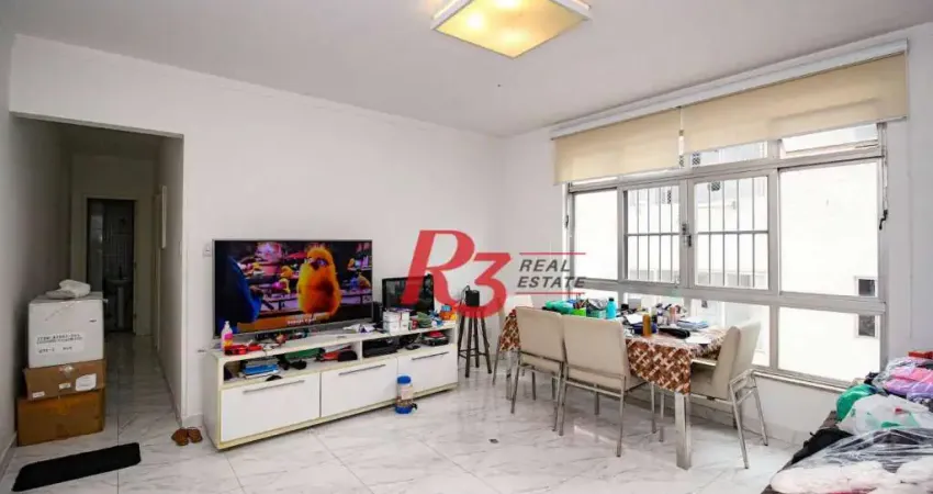 Apartamento com 2 dormitórios à venda, 85 m² por r$ 630.000,00 - ponta da praia - santos/sp