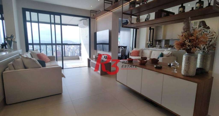 Apartamento à venda, 83 m² por R$ 1.630.000,00 - Aparecida - Santos/SP