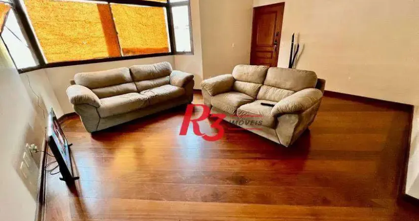 Apartamento à venda, 117 m² por r$ 1.120.000,00 - boqueirão - santos/sp