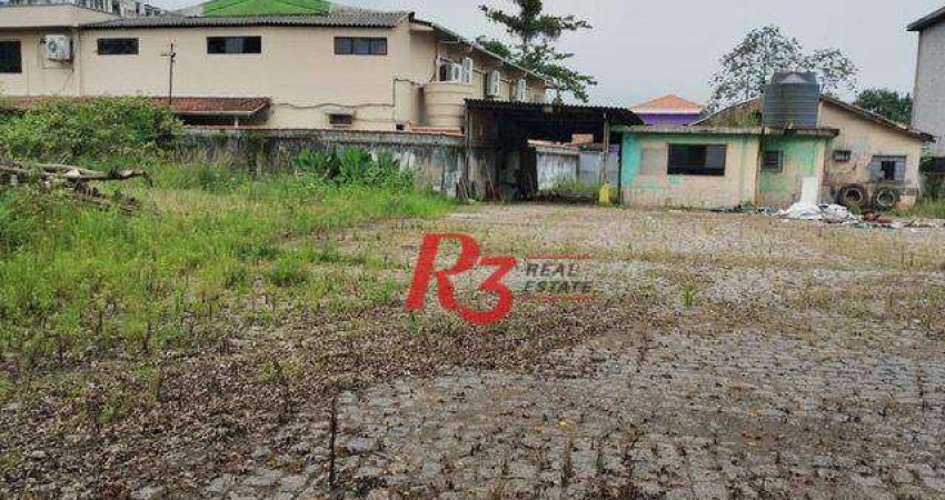 Terreno à venda, 3200 m² por R$ 5.000.000,00 - Vila Paulista - Cubatão/SP
