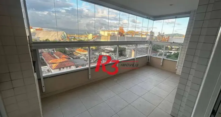 Apartamento com 3 dormitórios para alugar, 92 m² por R$ 5.500,02/mês - Ponta da Praia - Santos/SP
