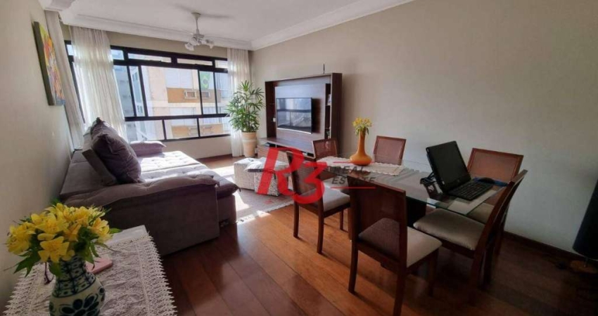 Apartamento com 2 dormitórios à venda, 95 m² por R$ 550.000,00 - Itararé - São Vicente/SP