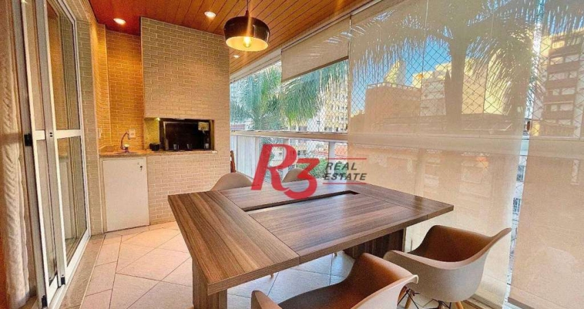 Apartamento Garden à venda, 270 m² por R$ 2.600.000,00 - Gonzaga - Santos/SP