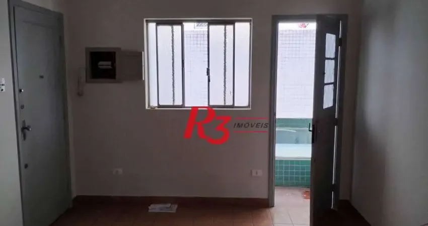 Apartamento com 2 dormitórios à venda, 76 m² por r$ 352.000,00 - gonzaga - santos/sp