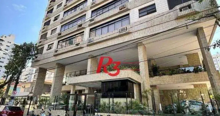 Apartamento com 4 dormitórios à venda, 238 m² por r$ 2.750.000,00 - boqueirão - santos/sp