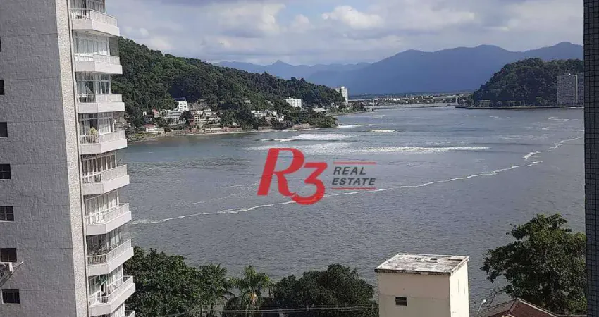 Apartamento com 3 dormitórios à venda, 235 m² por r$ 2.000.000,00 - ilha porchat - são vicente/sp