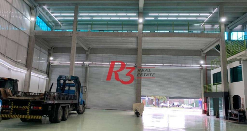 Galpão, 1050 m² - venda por R$ 10.000.000,00 ou aluguel por R$ 60.000,00/mês - Valongo - Santos/SP