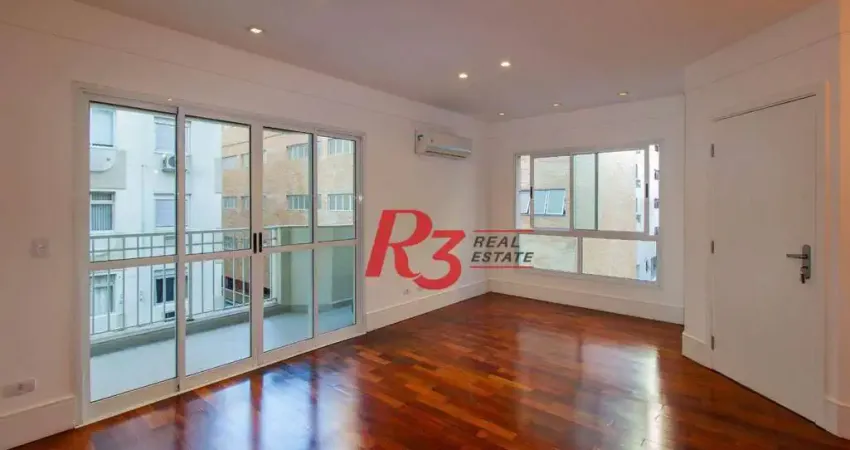 Apartamento com 3 dormitórios à venda, 159 m² por R$ 1.650.000,00 - Boqueirão - Santos/SP