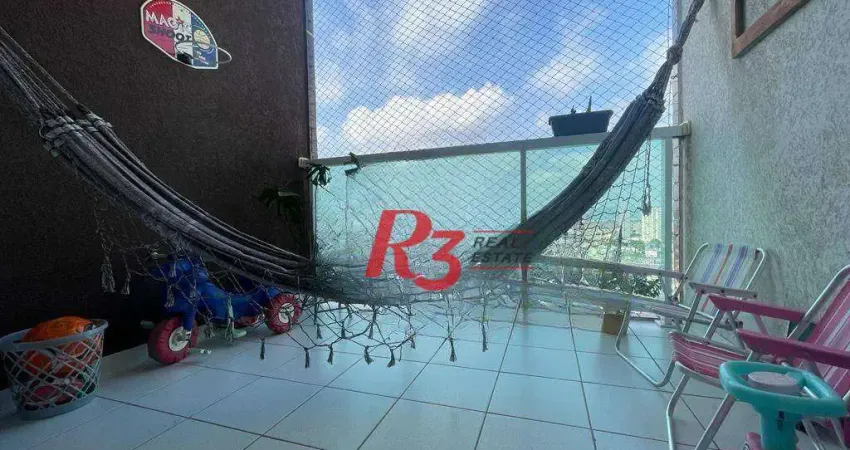 Apartamento à venda, 59 m² por R$ 450.000,00 - Vila Matias - Santos/SP