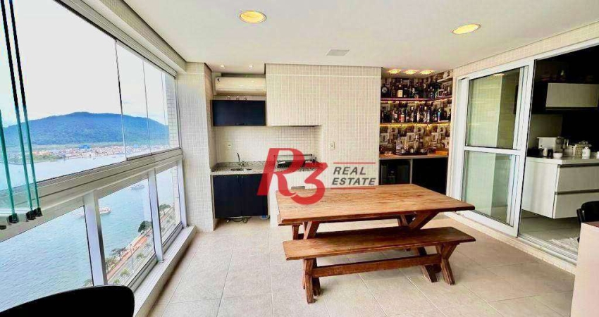 Apartamento à venda, 189 m² por R$ 2.553.000,00 - Ponta da Praia - Santos/SP
