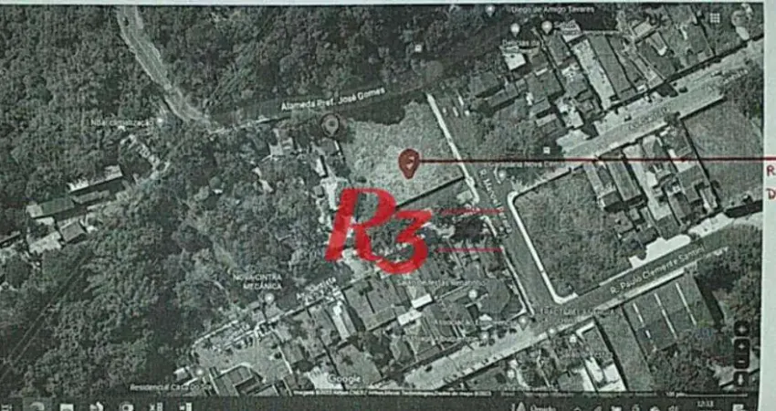 Terreno à venda, 2500 m² por R$ 3.500.000,00 - Morro de Nova Cintra - Santos/SP