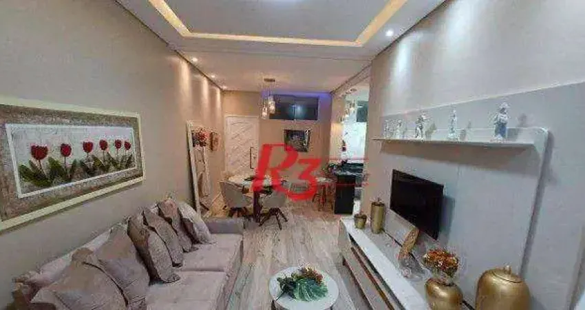 Apartamento com 1 dormitório à venda, 42 m² por R$ 452.000,00 - Ilha Porchat - São Vicente/SP
