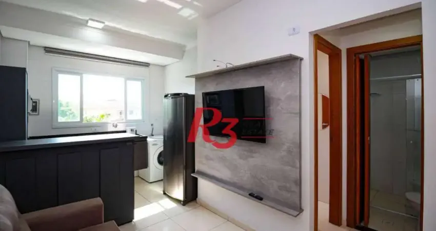 Apartamento com 1 dormitório à venda, 27 m² por R$ 320.000,00 - Macuco - Santos/SP