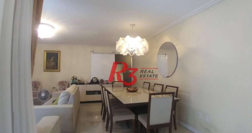 Apartamento à venda, 159 m² por R$ 750.000,00 - Gonzaga - Santos/SP