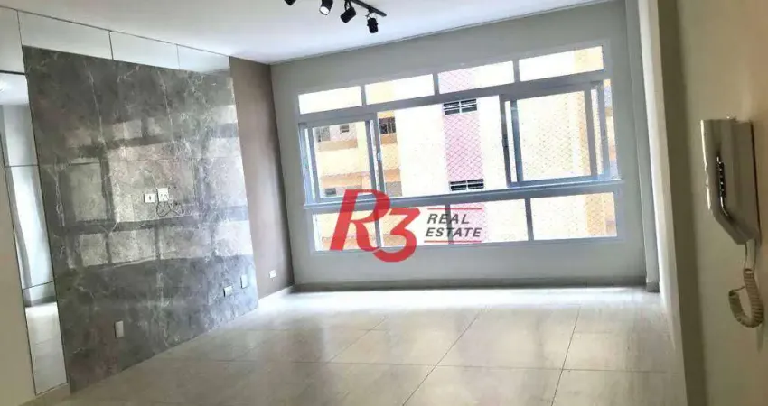 Apartamento com 3 dormitórios à venda, 140 m² por r$ 895.000,00 - josé menino - santos/sp