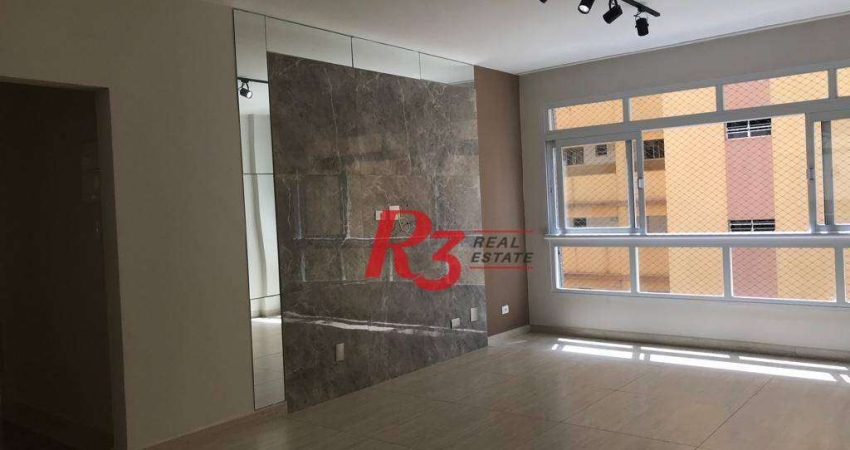 Apartamento à venda, 140 m² por R$ 950.000,00 - José Menino - Santos/SP