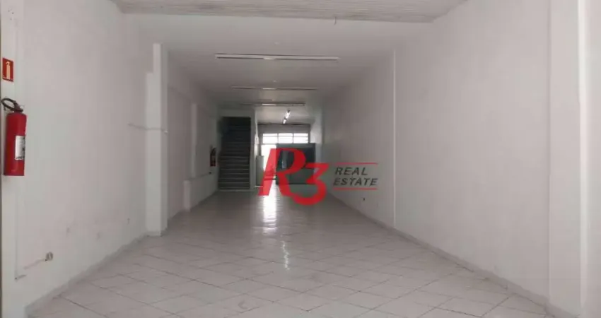 Loja para alugar, 311 m² por R$ 10.000,00/mês - Centro - Santos/SP