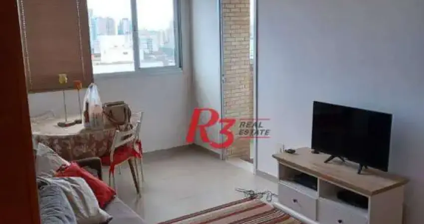 Apartamento com 1 dormitório à venda, 51 m² por R$ 580.000,00 - Vila Belmiro - Santos/SP