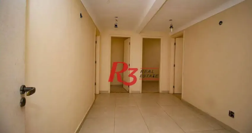 Sala, 55 m² - venda por r$ 300.000,00 ou aluguel por r$ 3.500,02/mês - gonzaga - santos/sp