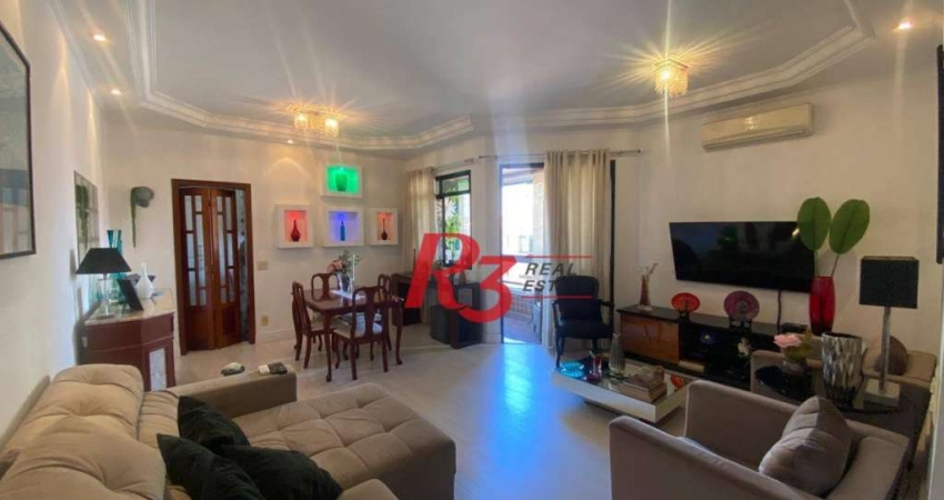 Apartamento à venda, 159 m² por R$ 1.100.000,00 - Gonzaga - Santos/SP