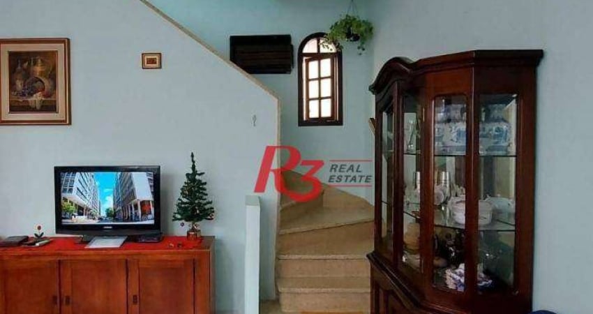 Sobrado com 2 dormitórios à venda, 85 m² por R$ 430.000,00 - Gonzaga - Santos/SP