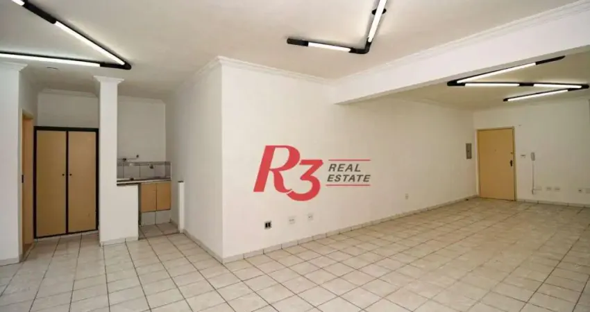 Sala, 65 m² - venda por r$ 300.000,00 ou aluguel por r$ 4.196,00/mês - vila matias - santos/sp