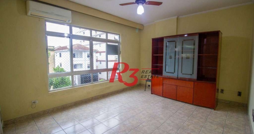 Apartamento com 2 quartos à venda, 91 m² por R$ 470.000 - Marapé - Santos/SP