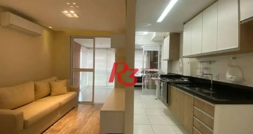 Apartamento para alugar, 48 m² por r$ 4.760,00/mês - ponta da praia - santos/sp