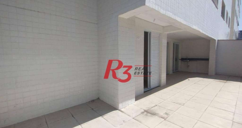 Apartamento Garden à venda, 100 m² por R$ 580.000,00 - Macuco - Santos/SP