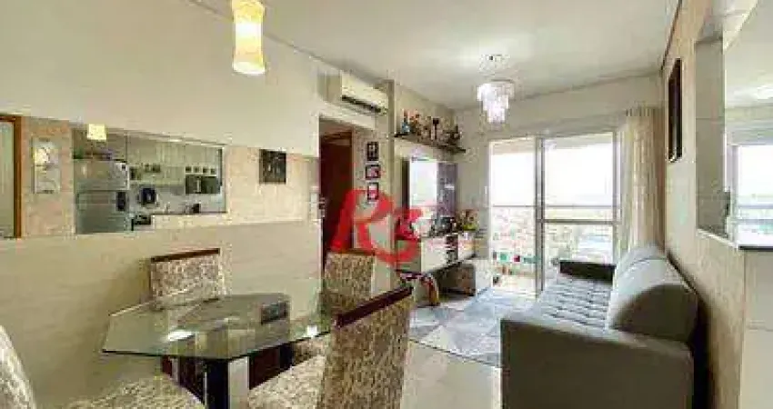 Apartamento à venda, 59 m² por R$ 580.000,00 - Vila Matias - Santos/SP