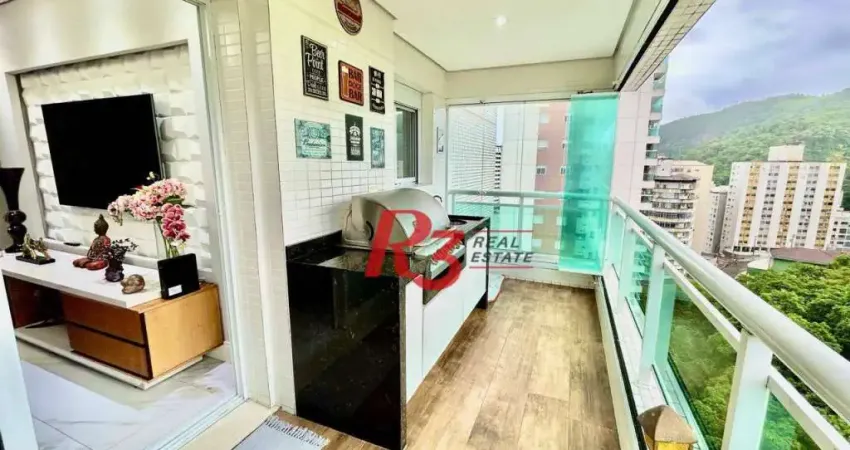 Apartamento à venda, 87 m² por R$ 999.000,00 - José Menino - Santos/SP