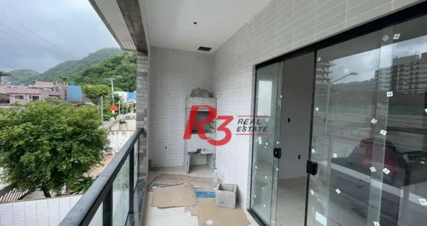 Sobreposta Alta com 3 dormitórios, 3 suítes e varanda gourmet  à venda, 127 m² por R$ 898.000 - Vila Belmiro - Santos/SP