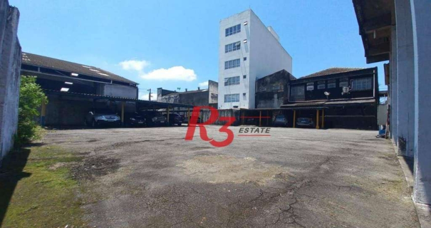 Terreno à venda, 1500 m² por R$ 4.500.000,00 - Centro - Santos/SP