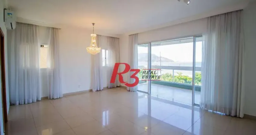 Apartamento com 4 dormitórios para alugar, 230 m² por R$ 18.000,00/mês - Aparecida - Santos/SP