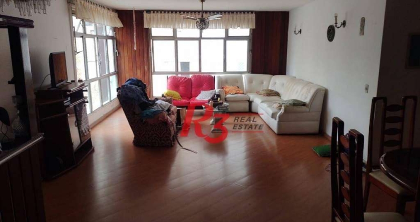 Apartamento com 3 dormitórios à venda, 239 m² por R$ 1.650.000,00 - Gonzaga - Santos/SP