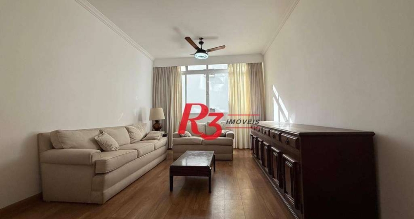 Apartamento com 2 dormitórios à venda, 100 m² por R$ 690.000,00 - Gonzaga - Santos/SP